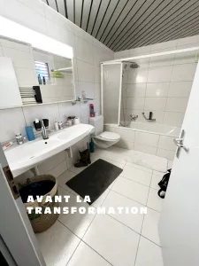 Avant rénovation salle de bains